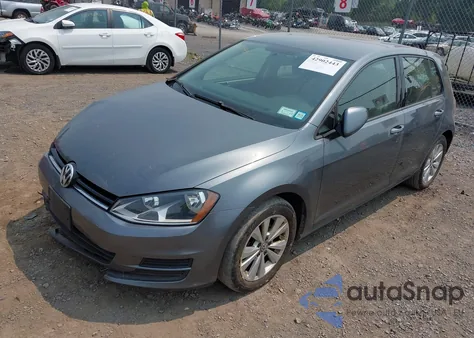 2015 Volkswagen Golf Tdi S 4-Door z USA, uszkodzony, nr VIN 3VW2A7AU4FM021310